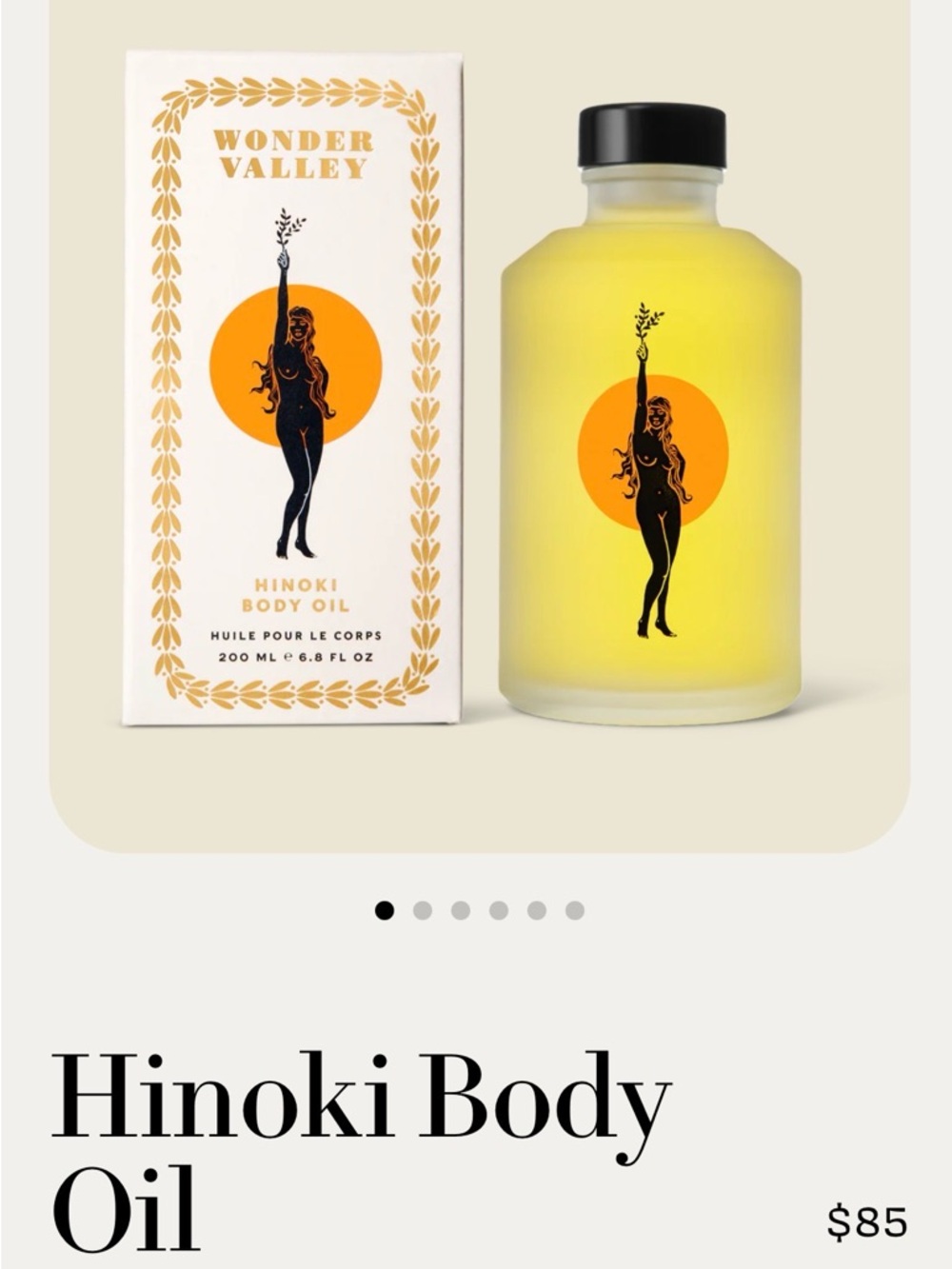 Wonder Valley Hinoki Body Oil